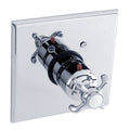 Gloss Black Thermostatic Valve Trim R31053