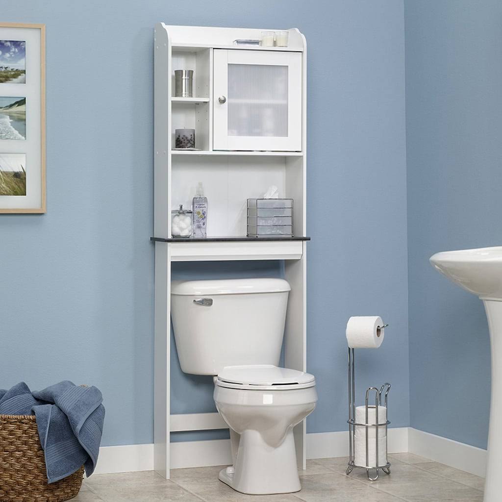 White Bathroom Floor Cabinet Q25306