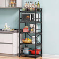 5-Tier Bakers Rack with Storage, Black S3768