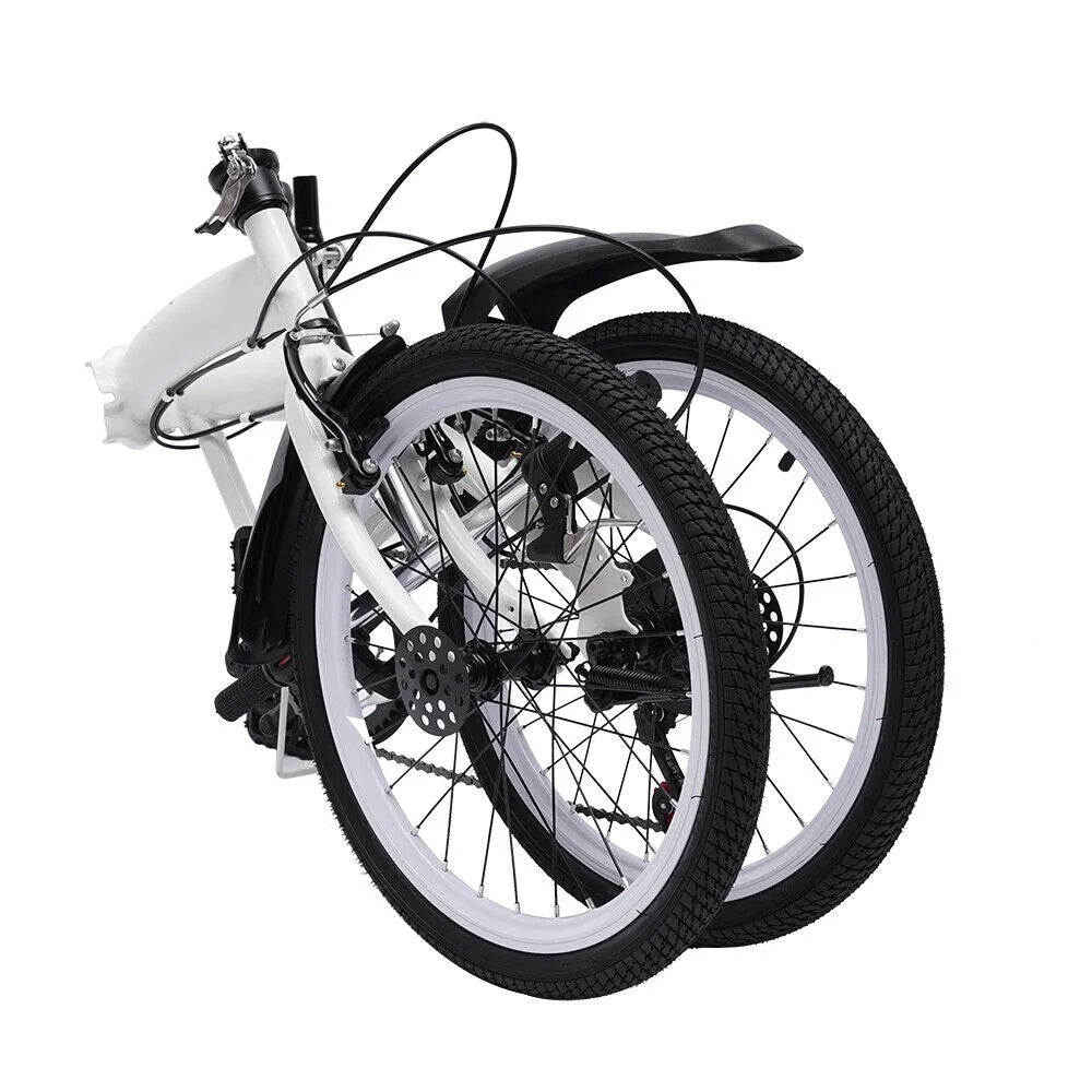 20-inch Folding Bike 7 Speed Double V Brake Carbon Steel A638041
