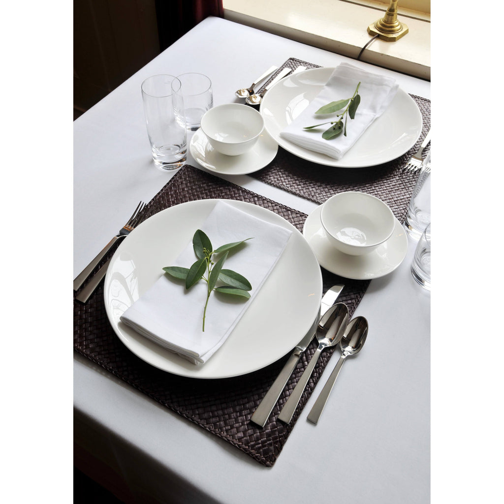 White Bone China Coupe Platter M9141