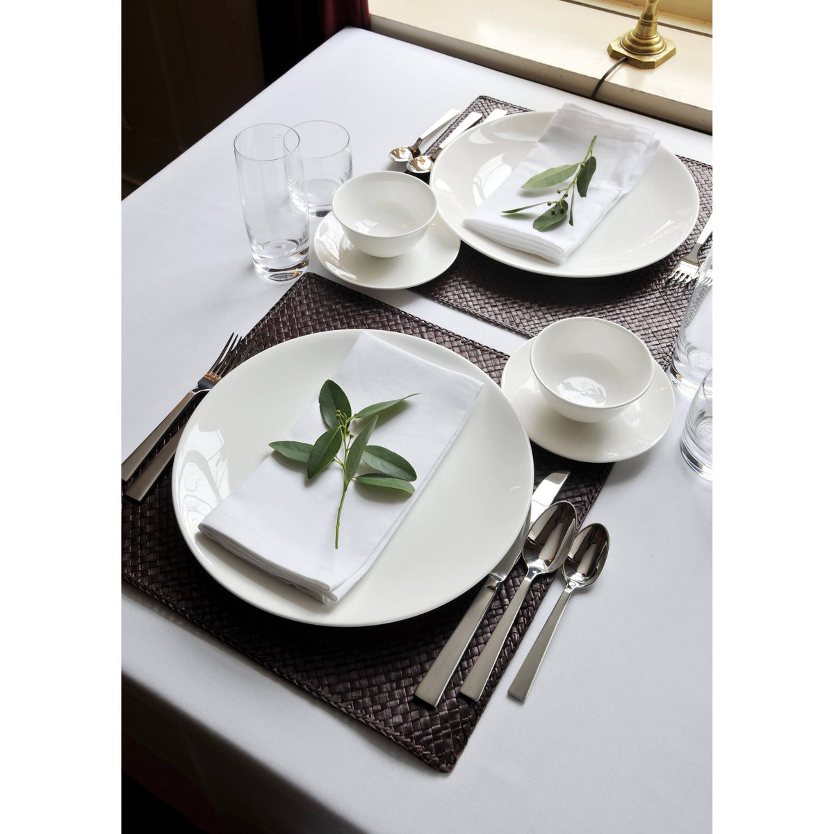 White Bone China Coupe Platter M9141