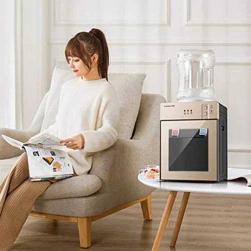 Tabletop Water Dispenser 5 Gallon Bottle Water Cooler Champagne Gold Y908026