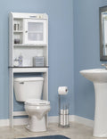 White Bathroom Floor Cabinet Q25306
