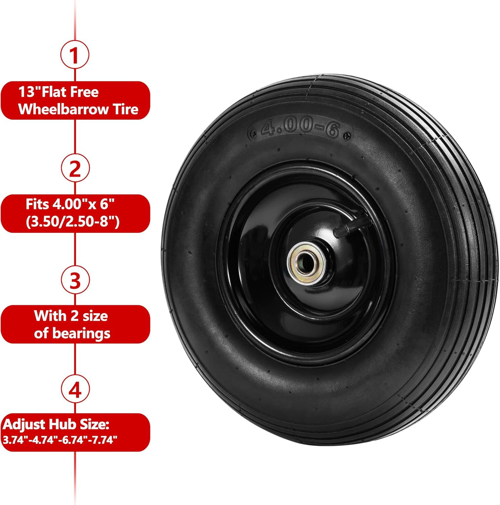 4.00-6 Tire and Wheel 2 Pack K828799