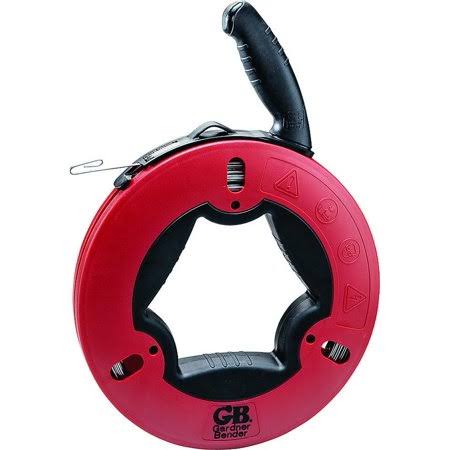 Carbon Steel Fish Tape with Rubber Grip 125 Feet by 1/8 inch C863