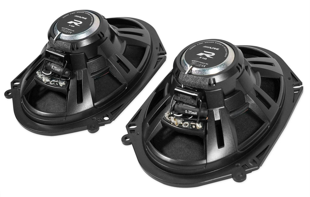 6x22X8x22 2-Way Car Speakers F484