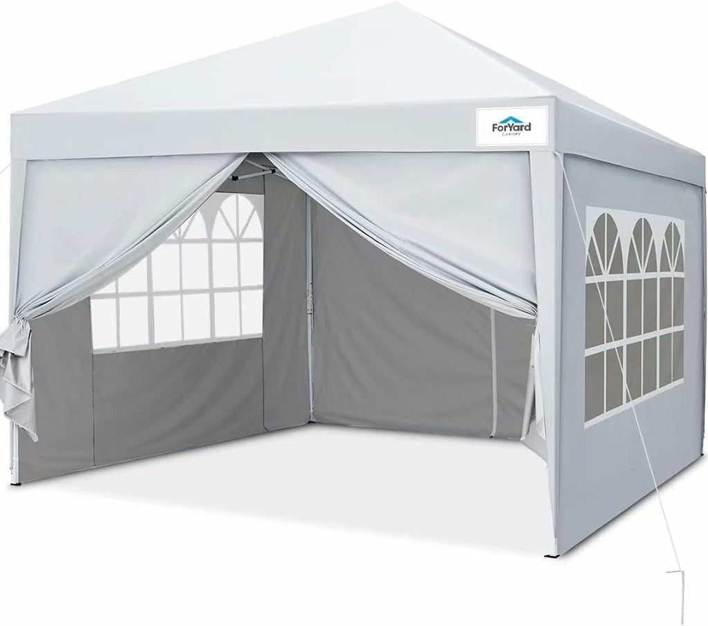 10'x10' Pop Up Canopy Tent with Sidewalls A51855