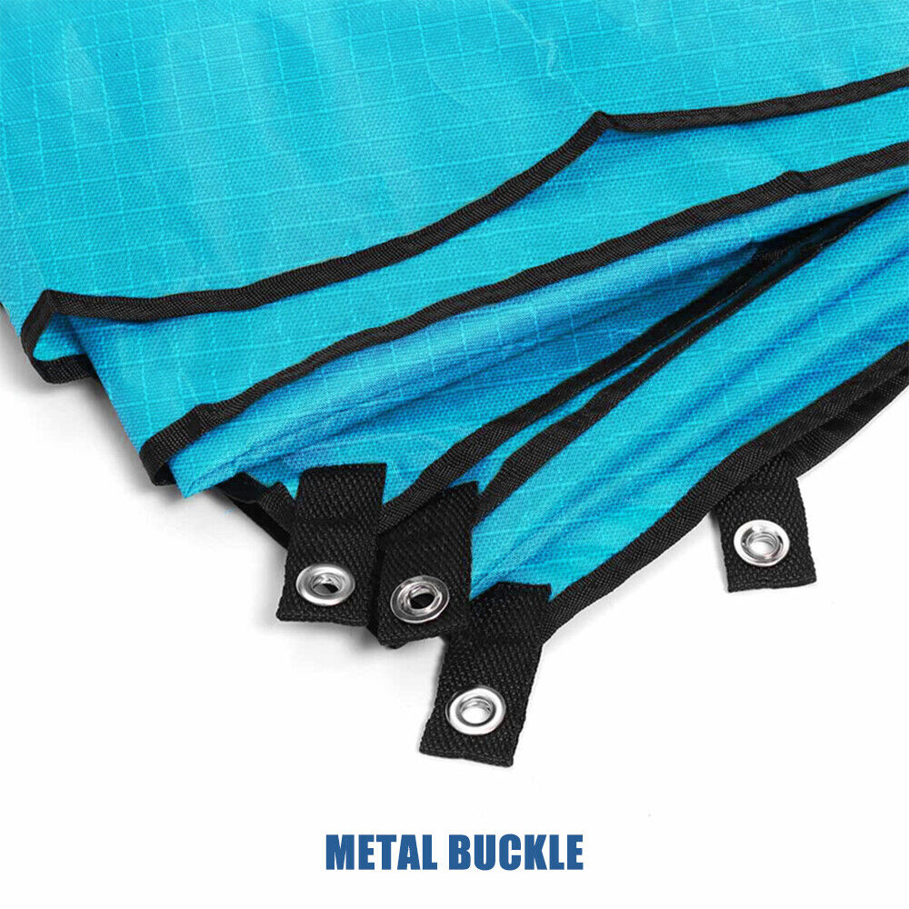 Blue 10'x10' Portable Beach Tent Sun Shelter D867399