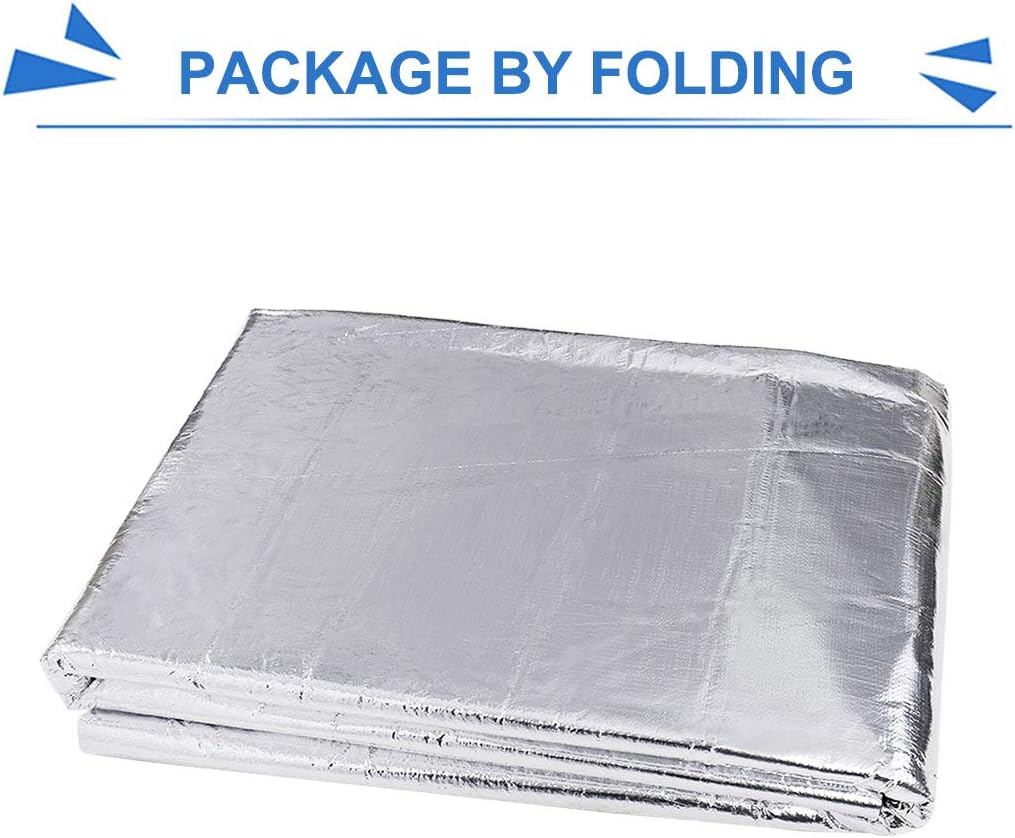 197mil 5mm 6.46sqft Aluminum Foam Mat Pack of 2 L1236