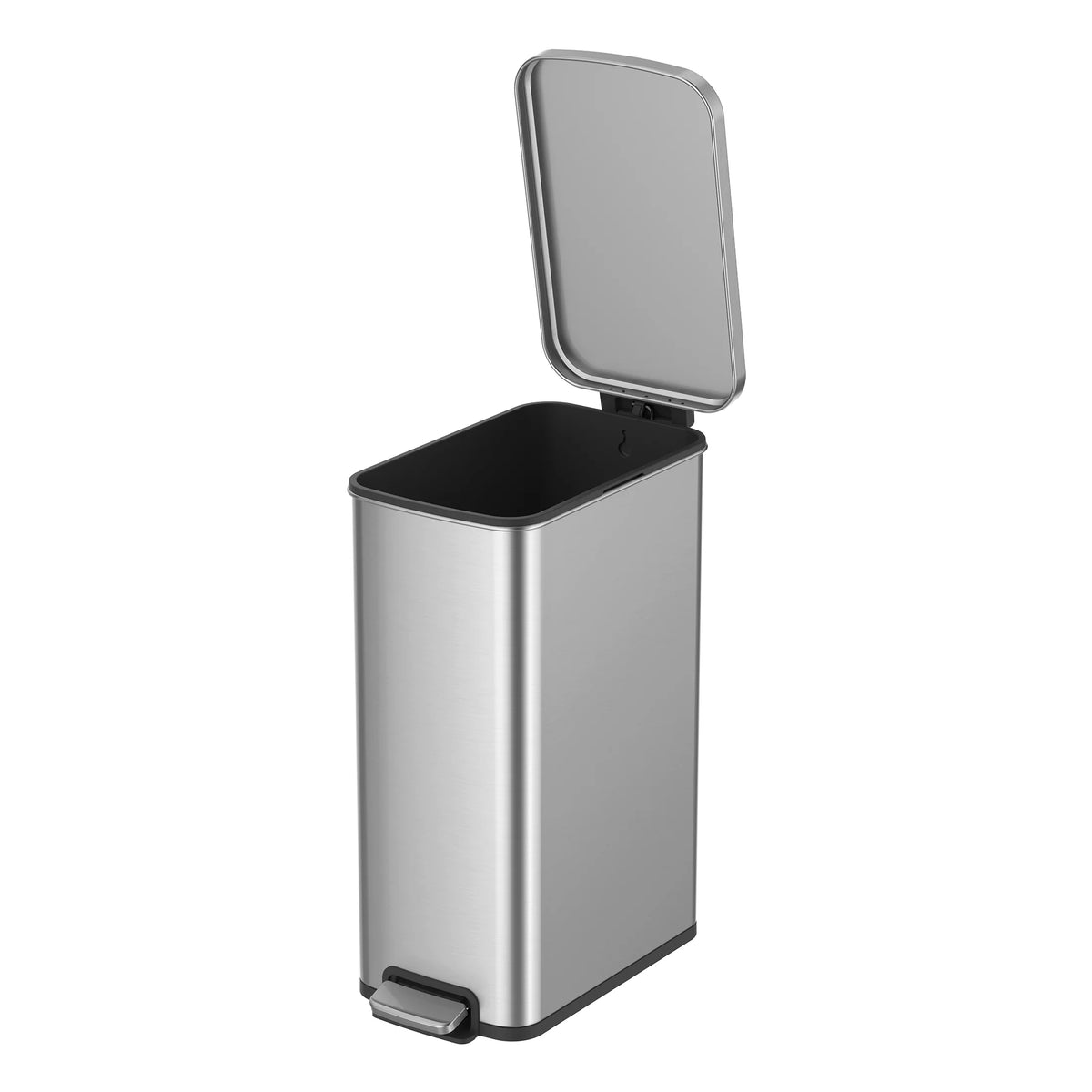13.2 Gallon Stainless Steel Slim Step Trash Can O2385