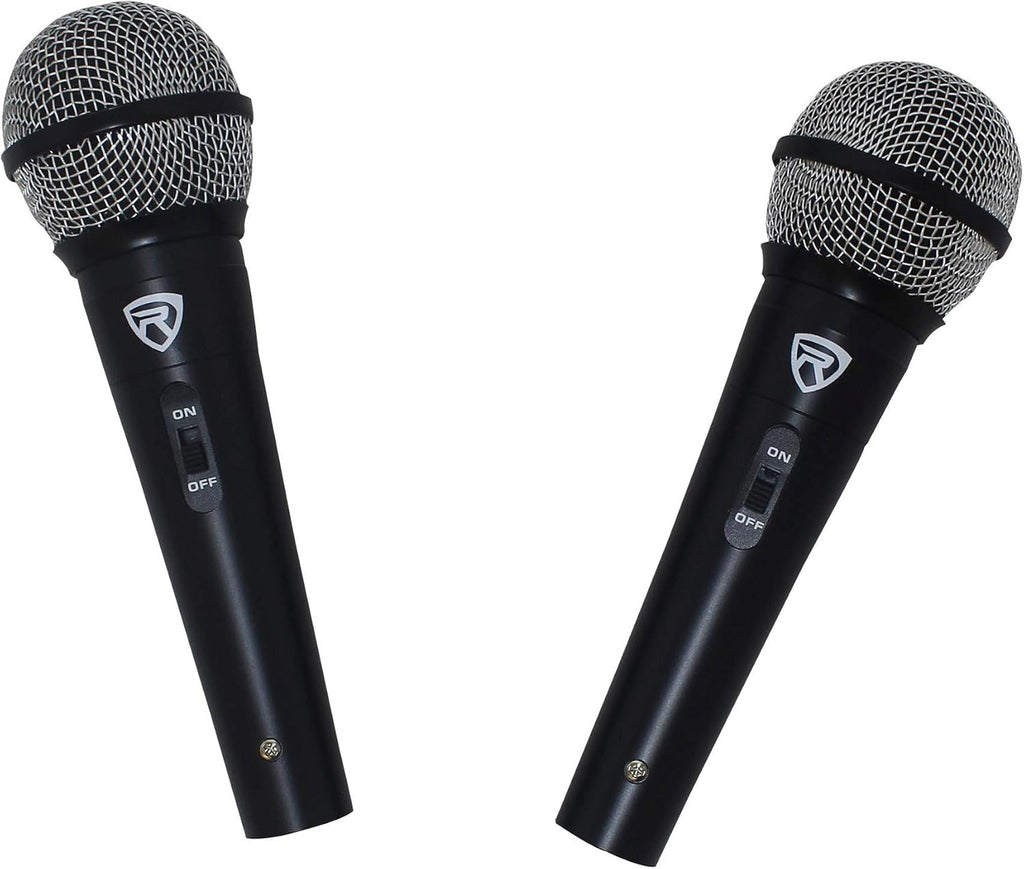 12" Speakers PA System Package with Mixer, Stands, Mics, Bluetooth U27038