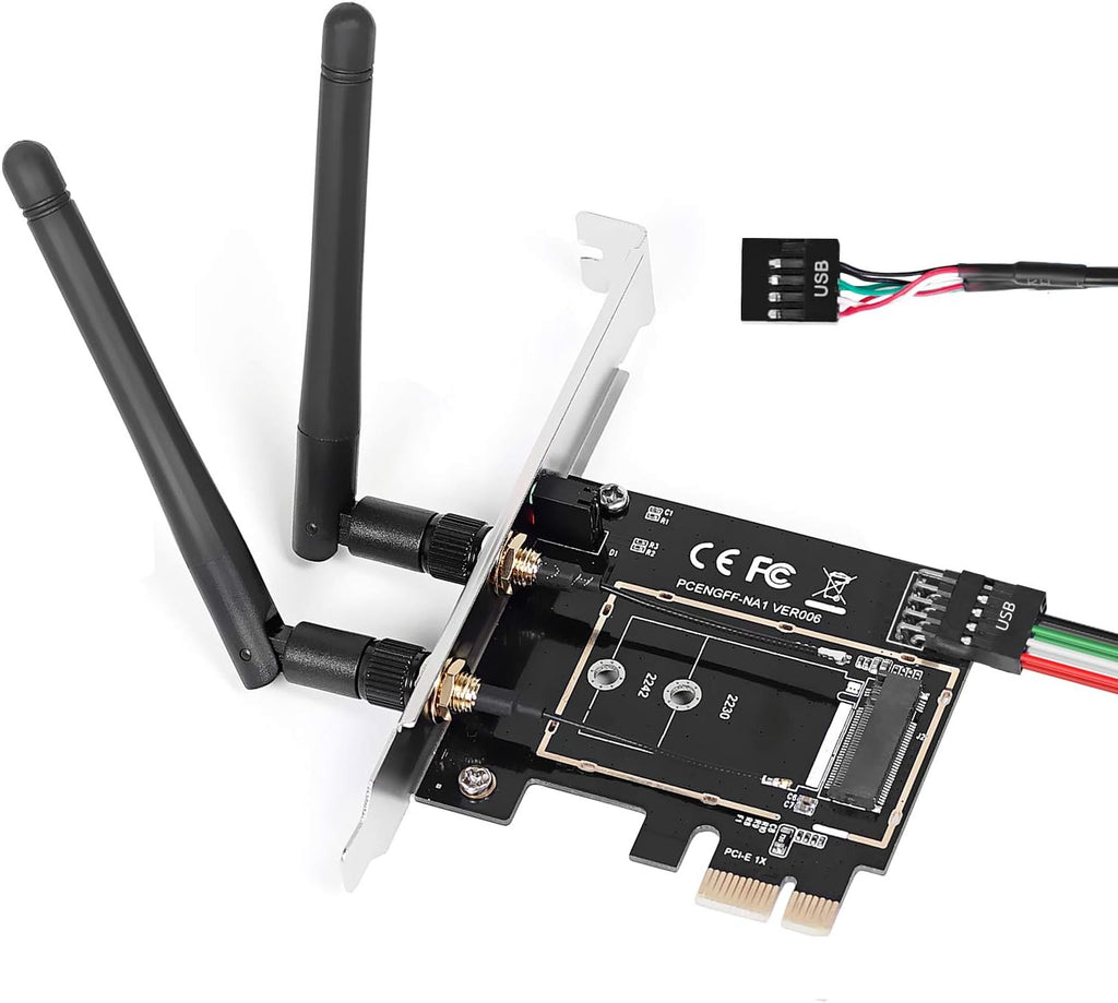 M.2 SSD to PCIe 3.0 X4 Adapter Card with Low Profile Bracket R4933