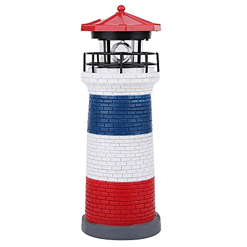 Solar Lighthouse Statue Outdoor Light W6310