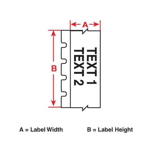 Orange 2.25x22 Reflective Label B269