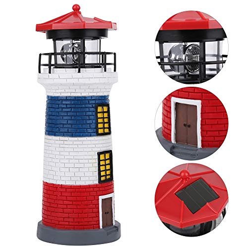 Solar Lighthouse Statue Outdoor Light W6310
