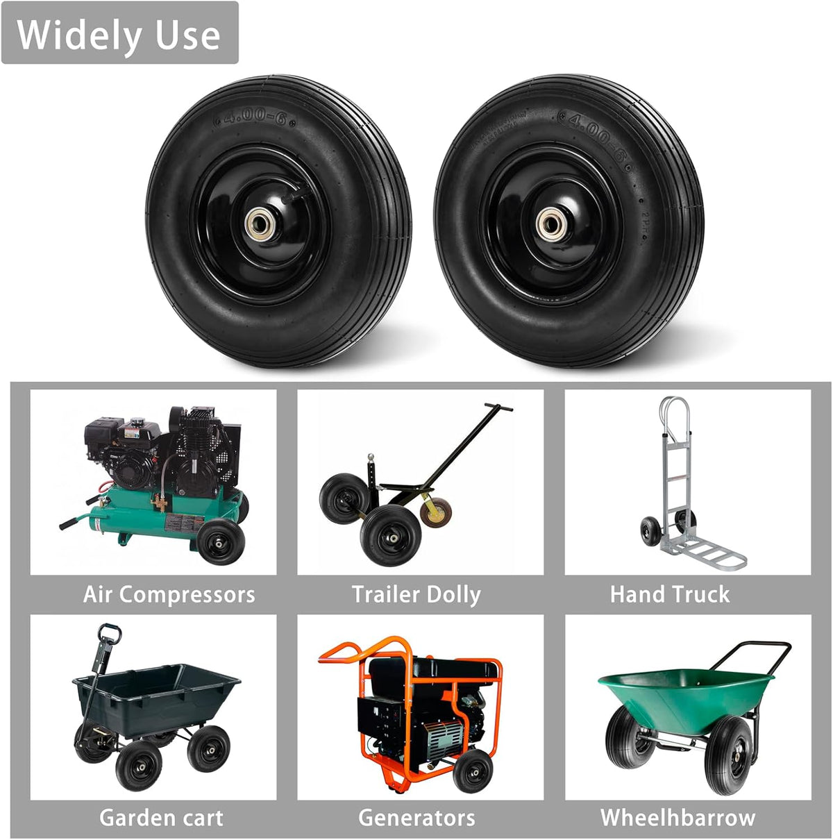 4.00-6 Tire and Wheel 2 Pack K828799