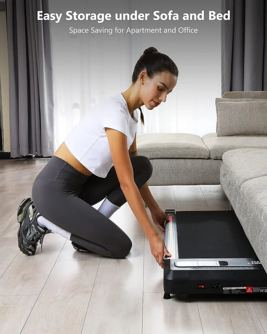 Electric Treadmill with LCD Monitor F8724