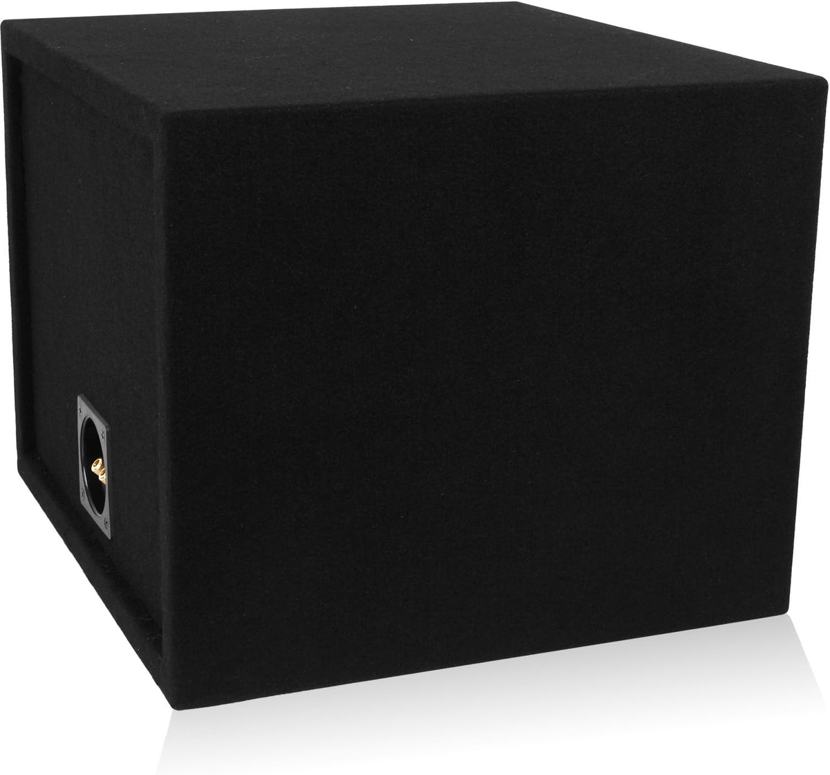 15-inch Car Subwoofer Box Sealed MDF Pack of 2 W9538