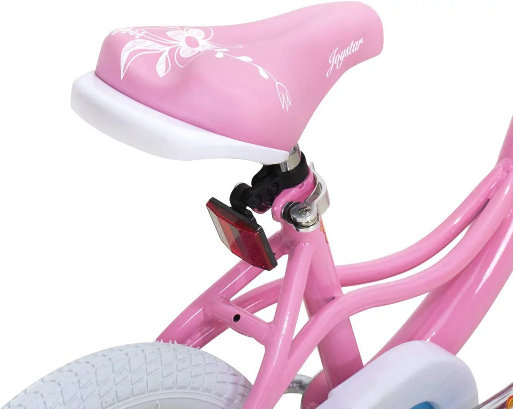 Pink 18 inch Kids Bike with Training Wheels Q513035
