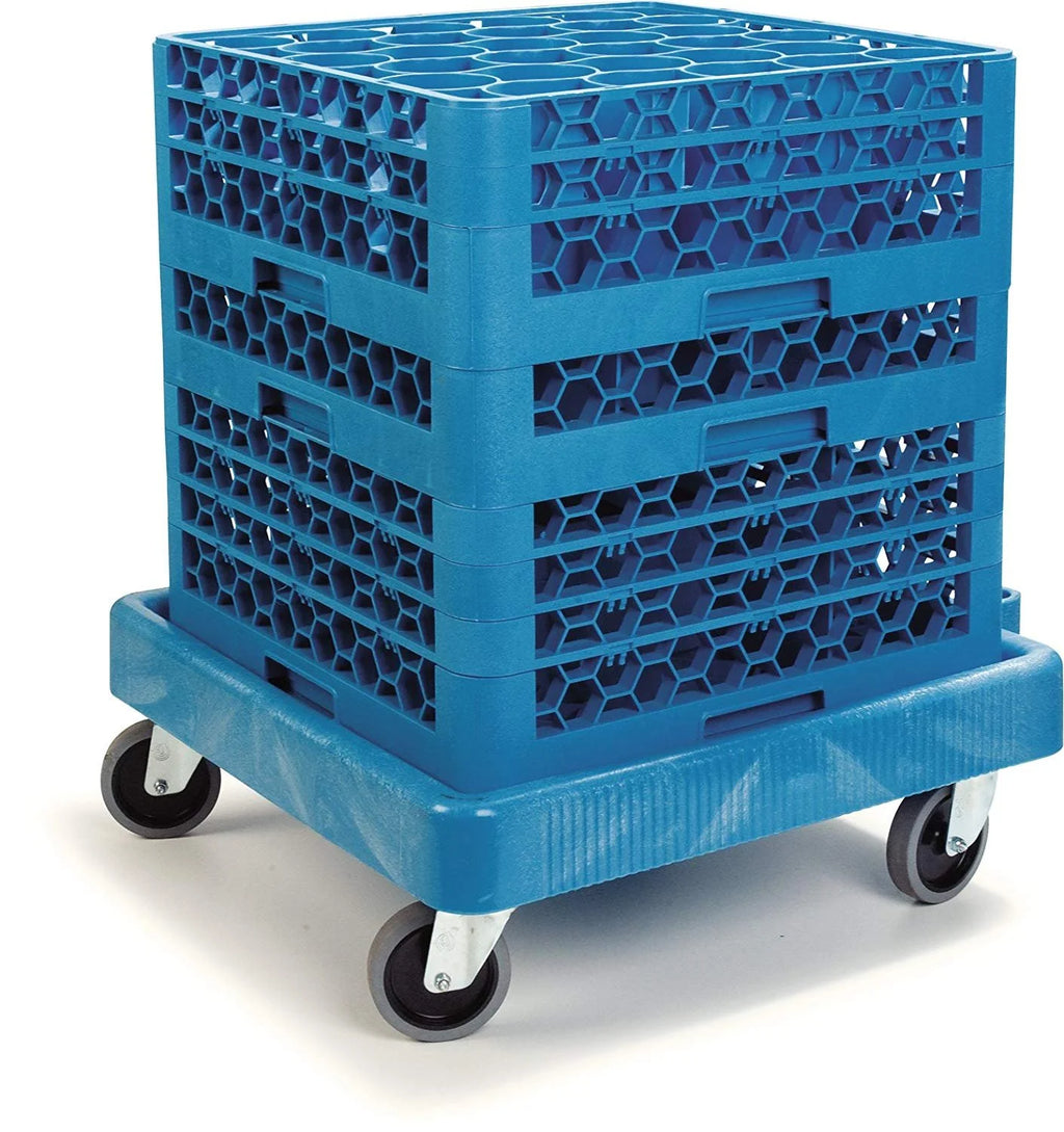 Blue Warewashing Rack Dolly C480