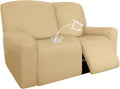 Navy 6 Pieces Stretch Recliner Loveseat Slipcovers G544563