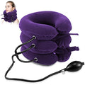 Adjustable Inflatable Neck Traction Device (Khaki Brown) K3092