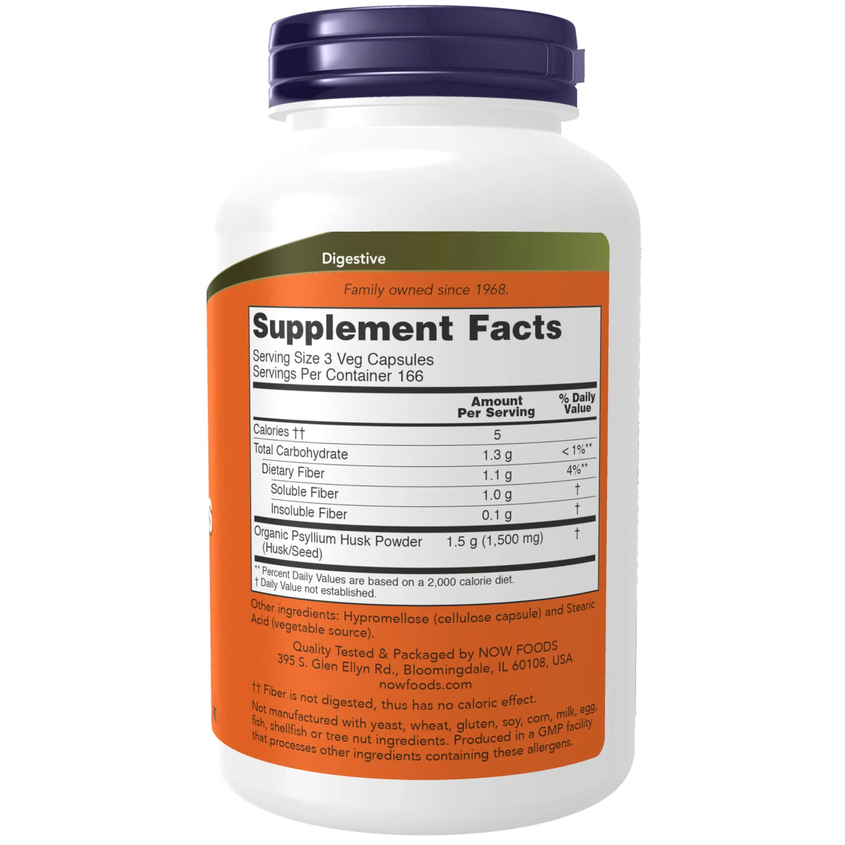 500 Mg Psyllium Husk Capsules N5643