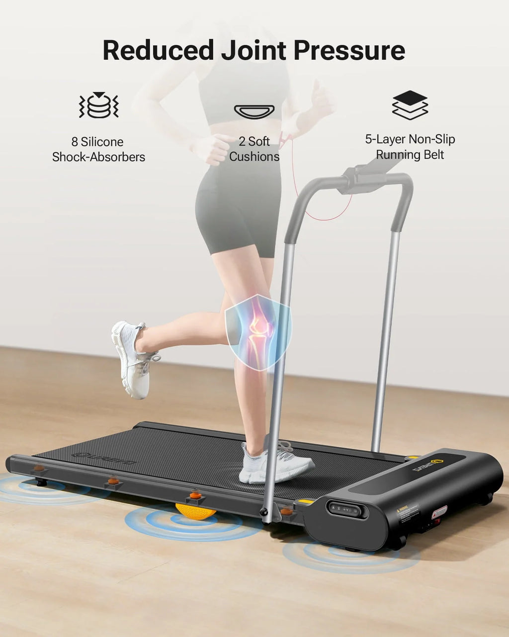 2 in 1 Folding Treadmill 2.5HP F46073