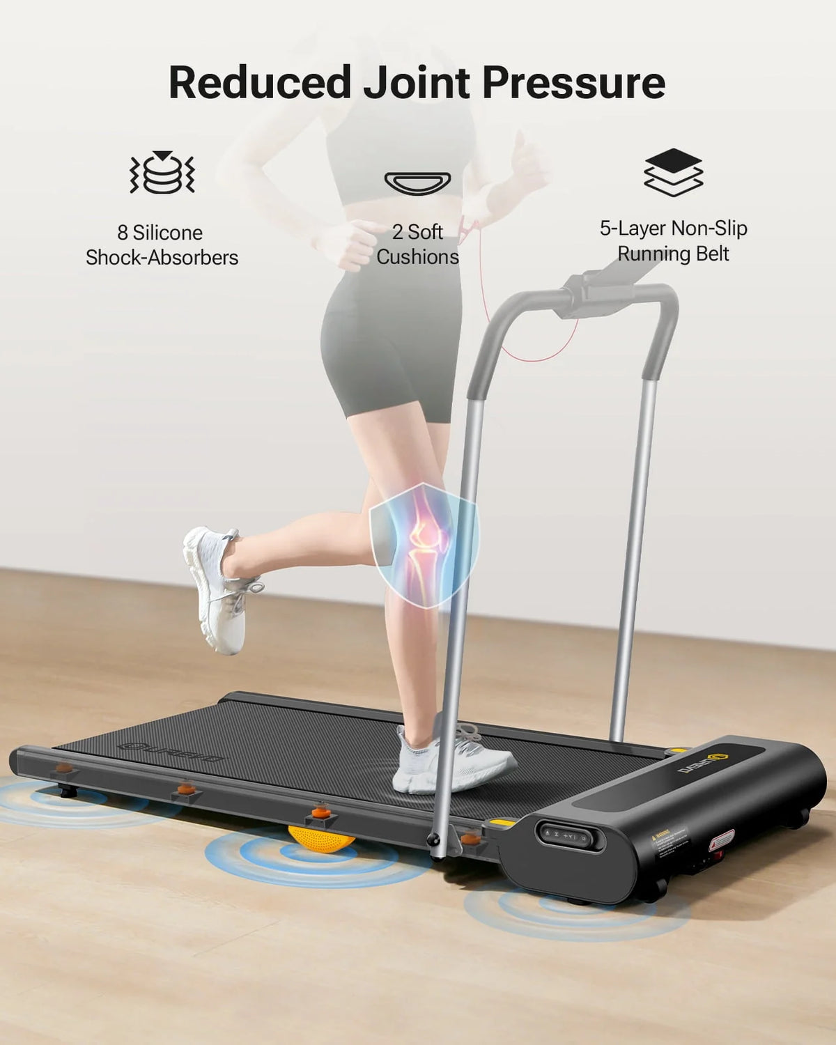 2 in 1 Folding Treadmill 2.5HP F46073