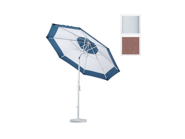 9 Feet Aluminum Market Umbrella Collar Tilt W383