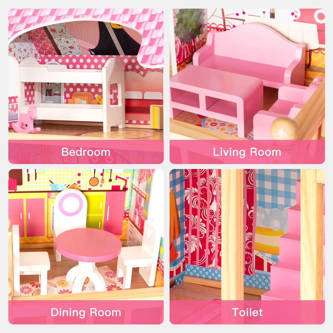 7 Pcs Furniture Dollhouse C83487