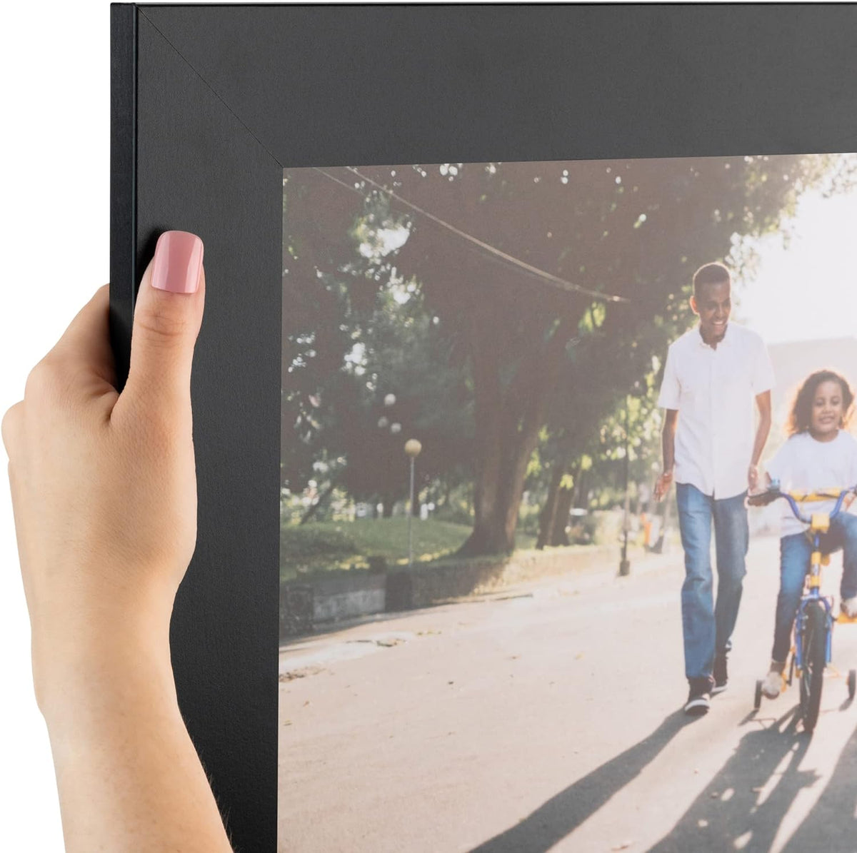 28x37 Inch Black Picture Frame with Economy Acrylic S379
