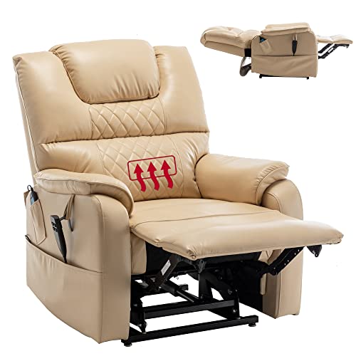 Yellow Heavy Duty Electric Recliner Lift Chair S6445