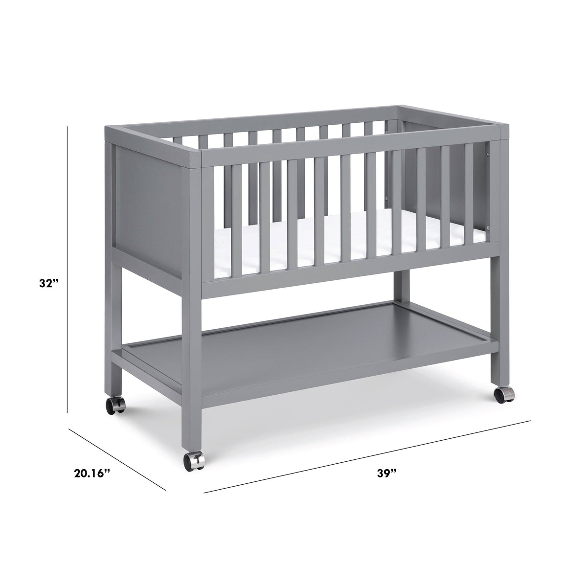 White Portable Bassinet O423
