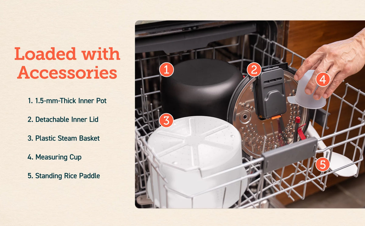 5.0-Quart Rice Cooker with Touch Control M2179