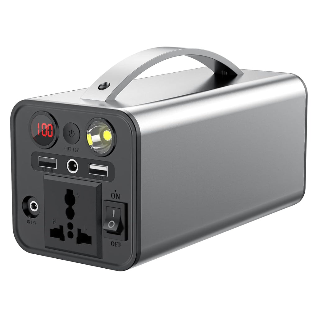 150WH Portable Power Station with Dual 110V AC Outlet F77048