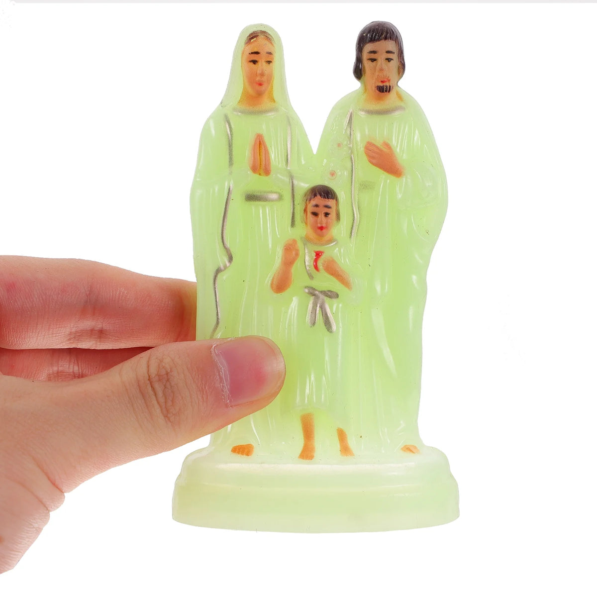 Desktop Decorations Luminous Ornament Church Statue J4769