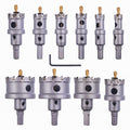 10 Pcs Tungsten Carbide Tipped Hole Saw Kit K718