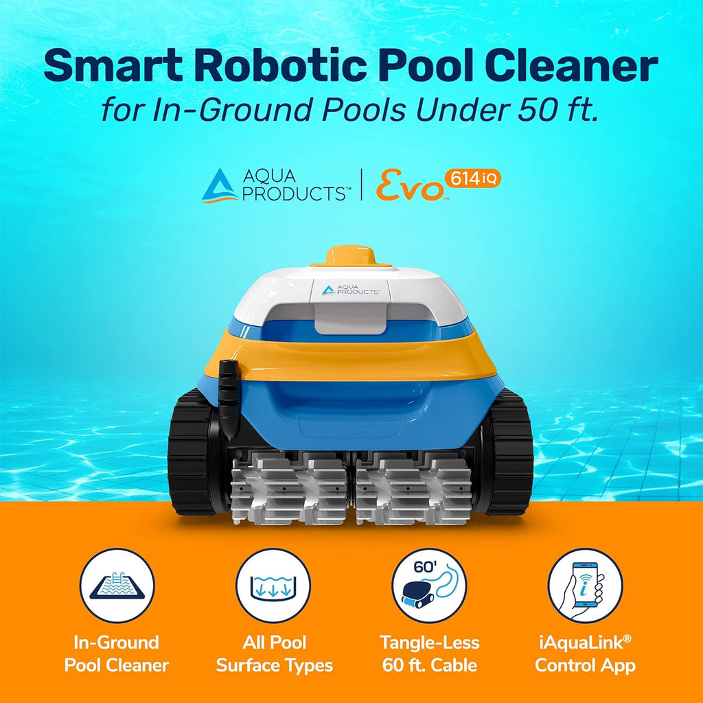 Robotic Pool Cleaner with 60ft Swivel Cable H44513