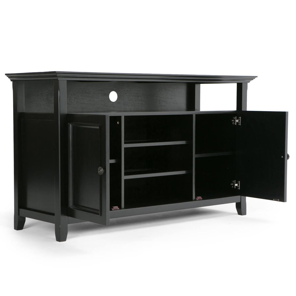 Black TV Media Stand Q19036