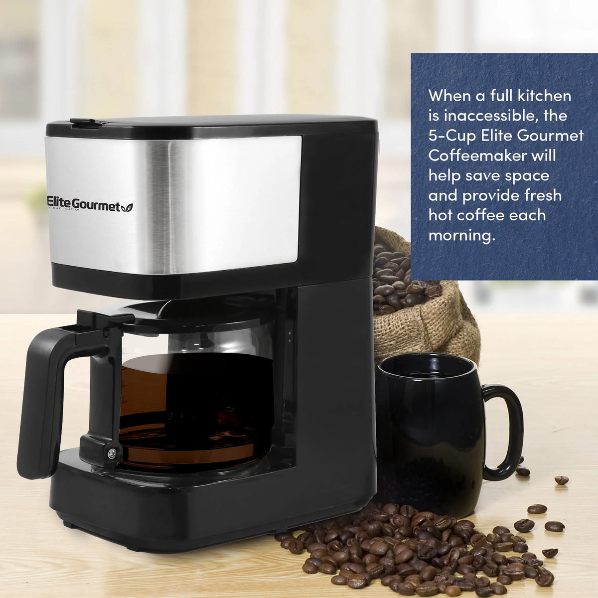 5 Cup Stainless Steel Drip Coffee Maker R8637