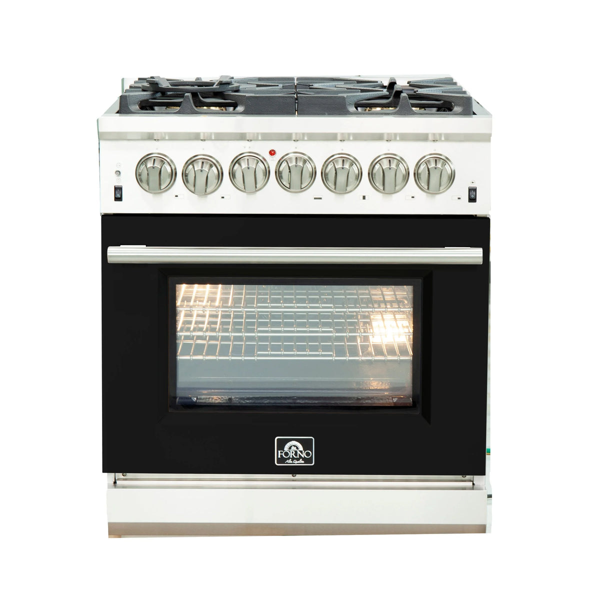 30 Inch Black Dual Fuel Range X95890