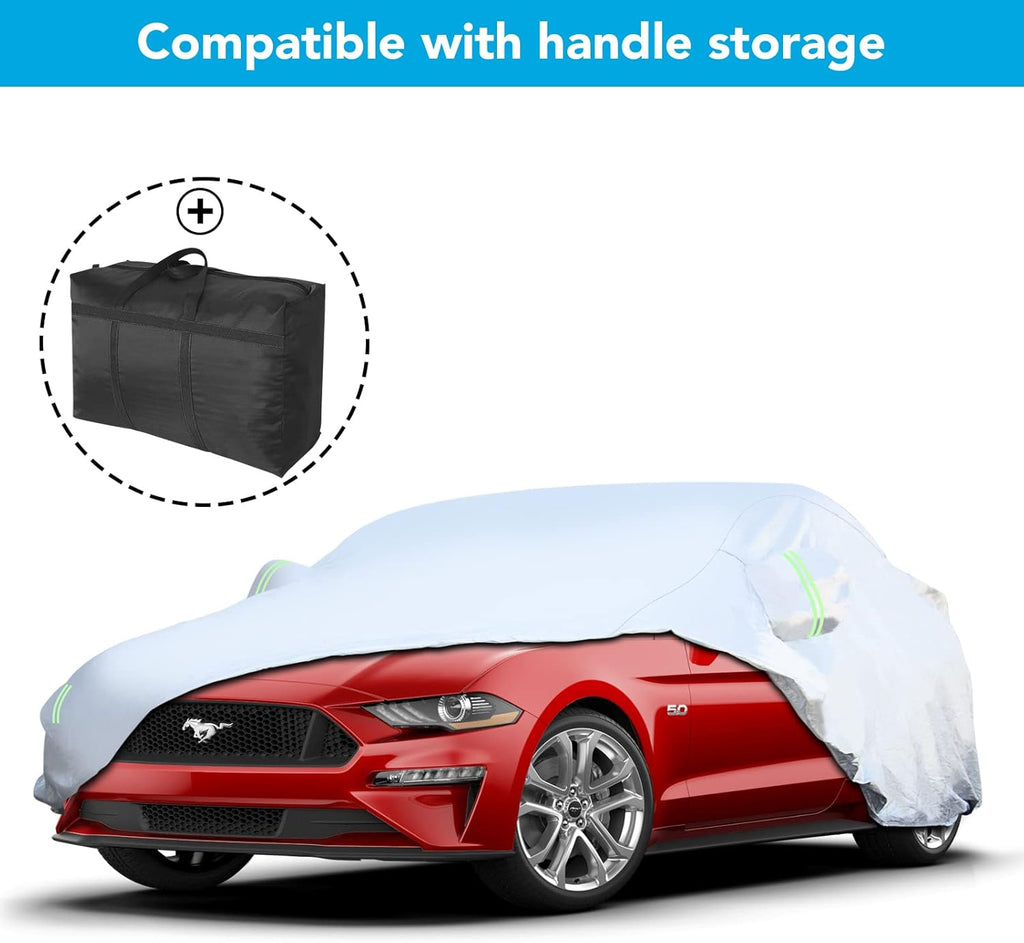6 Layers Waterproof Full Exterior Car Cover with Zipper O342