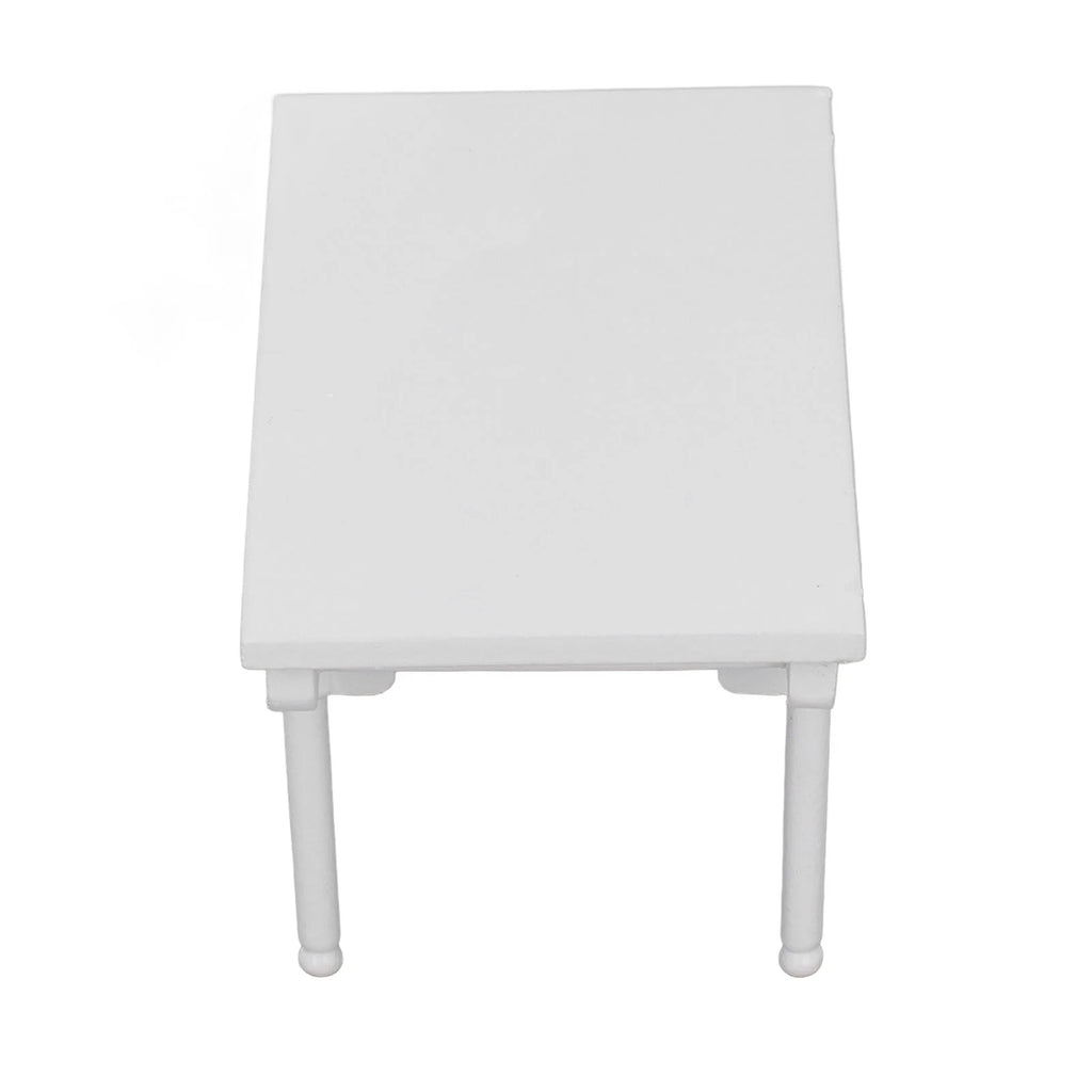 12 Desk Wooden Miniature Table Dollhouse Furniture Q2625