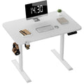 Electric Height Adjustable 43 inch Standing Desk White V8991