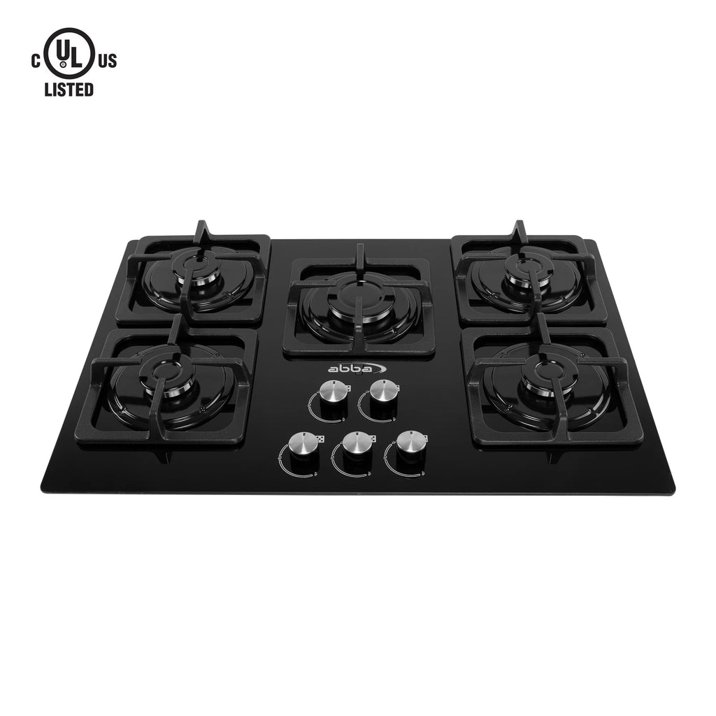 30-in Gas Cooktop with 5 Sealed Burners Tempered Glass A515