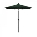 Stone Black Aluminum Patio Umbrella with Push Button Tilt Crank Lift G21971