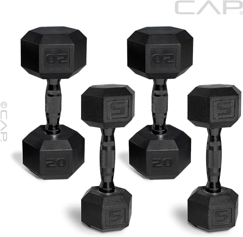 50 lbs Coated Dumbbell Set R233