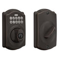 Antique Brass Keypad Deadbolt M8197